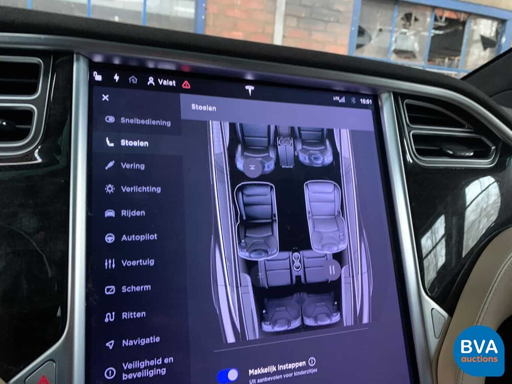 Tesla Model X 90D Base 6-Persoons -4% bijtelling- 428pk 2016 -Origineel NL-, KK-837-K