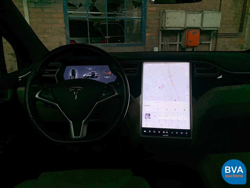 Tesla Model X 90D Base 6-Persoons -4% bijtelling- 428pk 2016 -Origineel NL-, KK-837-K