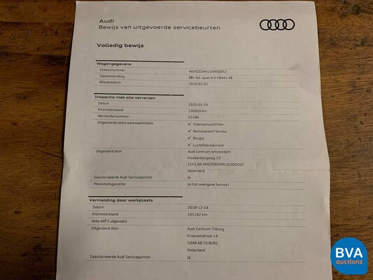 Audi S8 PLUS 4.0 TFSI plus Quattro 605pk 2016 Keramisch Facelift