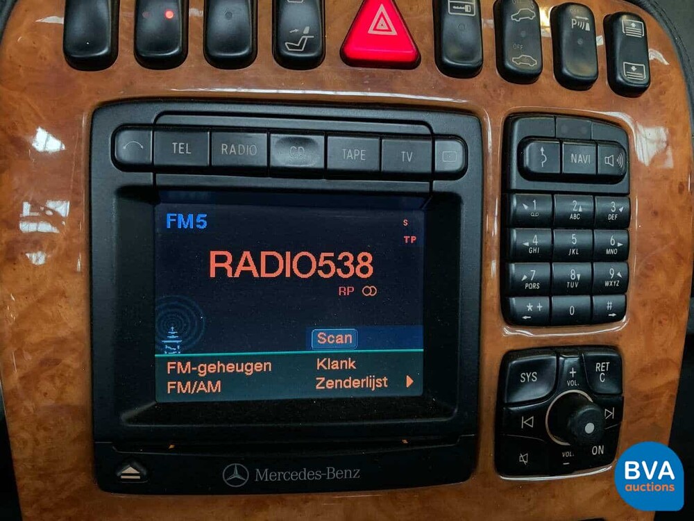 Mercedes-Benz CL600 V12 367pk -Org. NL- CL-Klasse 2000, 79-FN-ZX