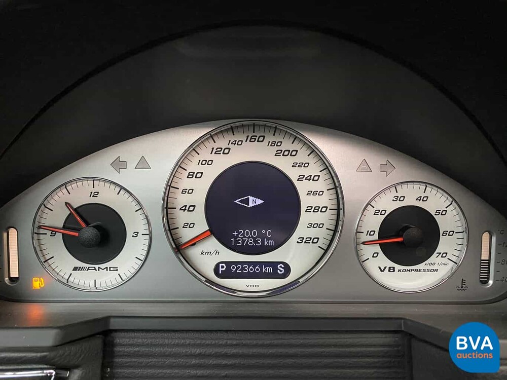 Mercedes-Benz E55 AMG 5.4 V8 476pk E-Klasse 2003 -YOUNGTIMER-