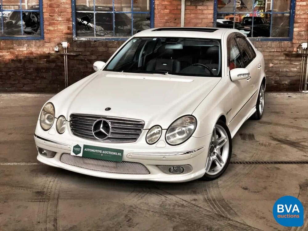Mercedes-Benz E55 AMG 5.4 V8 476pk E-Klasse 2003 -YOUNGTIMER-