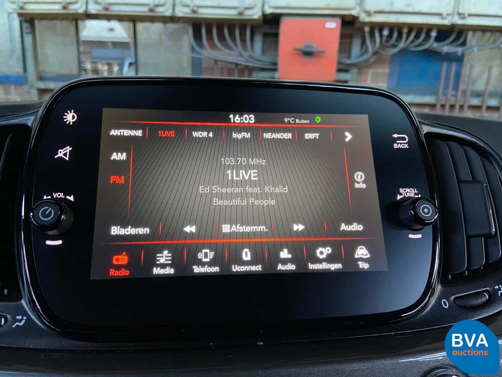 Fiat 500 1.2 69pk Garantie -7960km!- 2019, J-535-PJ