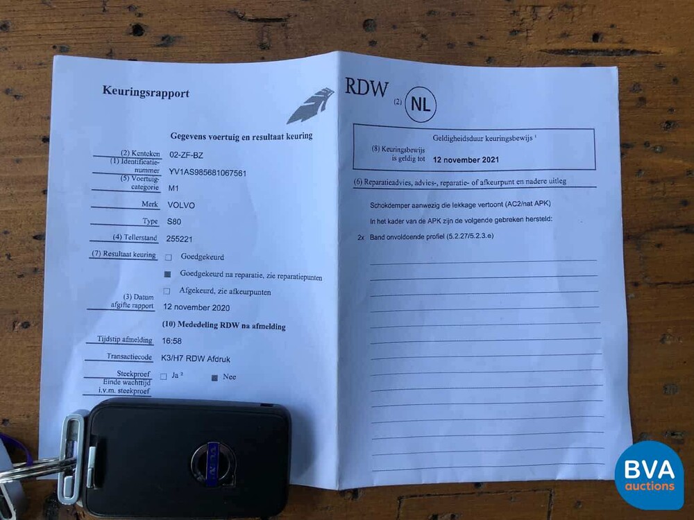 Volvo S80 3.2 AWD Summum 238pk 2008 -Origineel NL-, 02-ZF-BZ