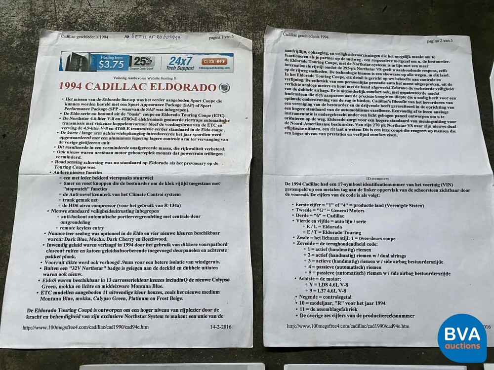 Cadillac Eldorado Touring Coupe 4.6 V8 32V, ZH-LJ-05