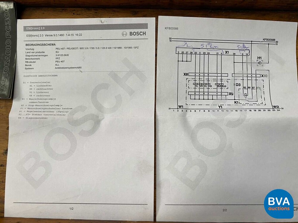 Peugeot 605 SR 3.0 V6 1992, 7-ZPP-79