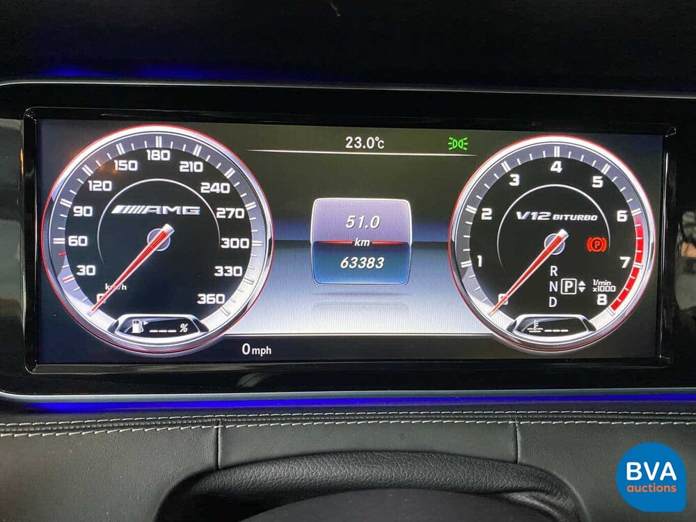 Mercedes-Benz S65 AMG V12 Cabriolet Carbonpakket 630pk S-Klasse 2016 (MY-2017)