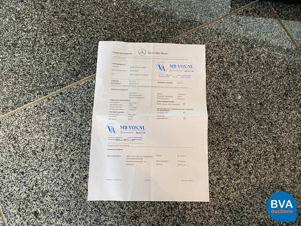 Mercedes-Benz GLE63s Coupé AMG S 4Matic 585pk 2016 GLE-Klasse, SF-642-J