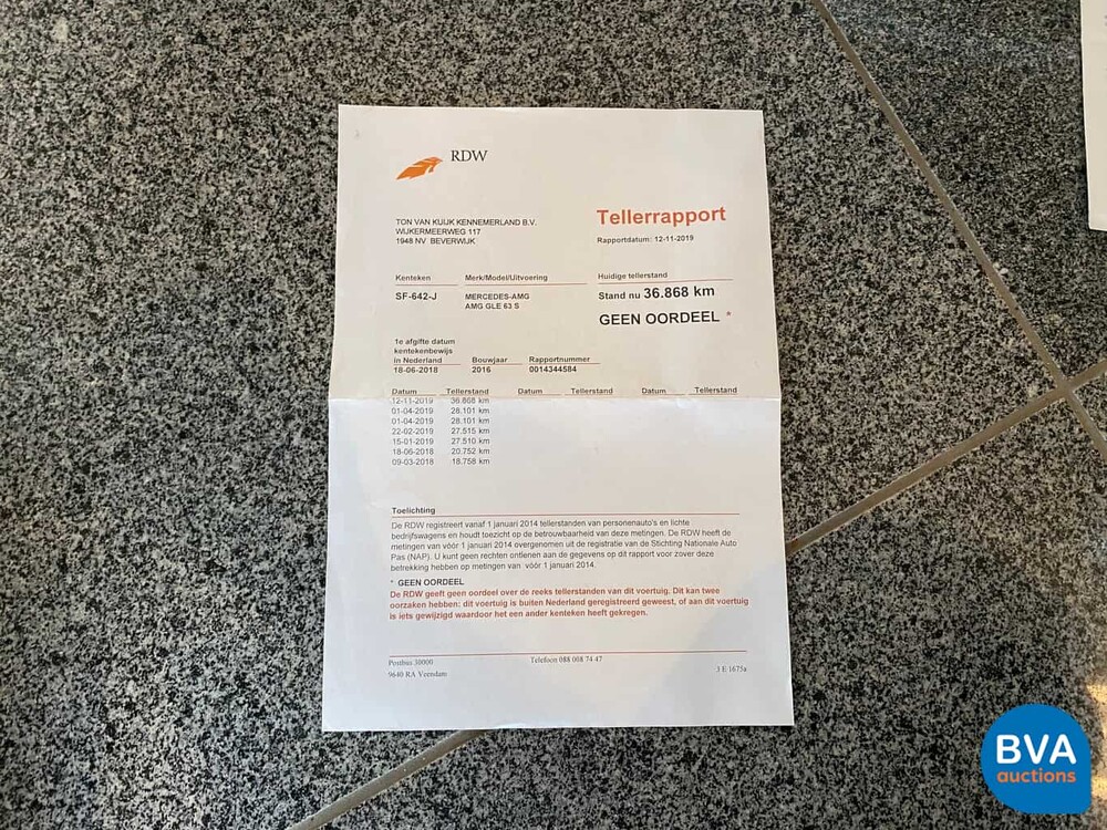 Mercedes-Benz GLE63s Coupé AMG S 4Matic 585pk 2016 GLE-Klasse, SF-642-J