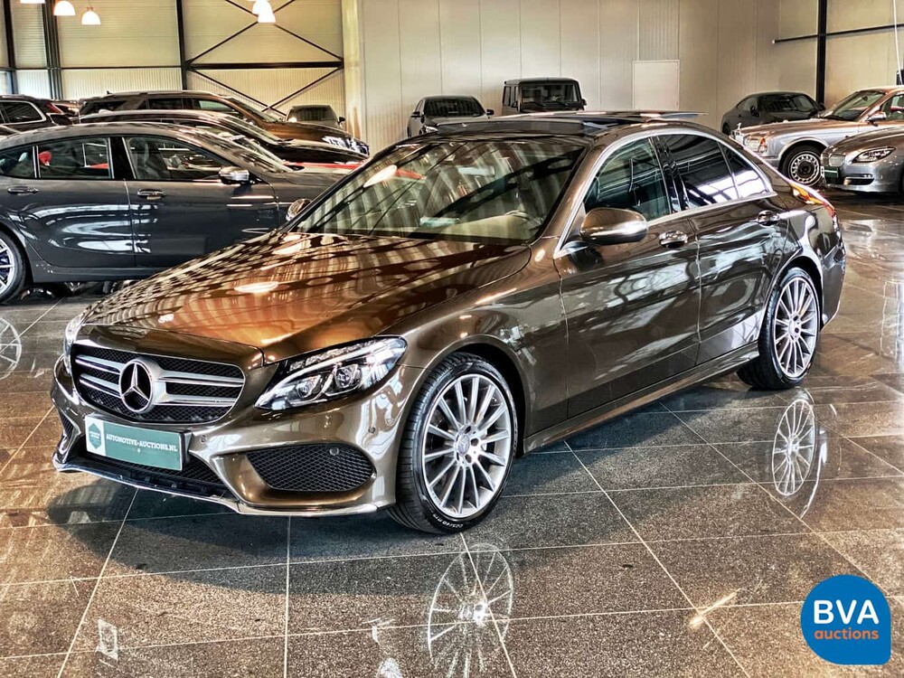 Mercedes-Benz C200 AMG 184pk C-Klasse 2015 -Org. NL-, GX-100-L
