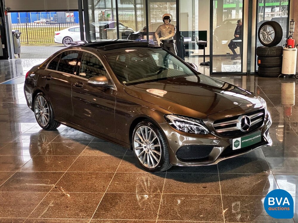 Mercedes-Benz C200 AMG 184pk C-Klasse 2015 -Org. NL-, GX-100-L