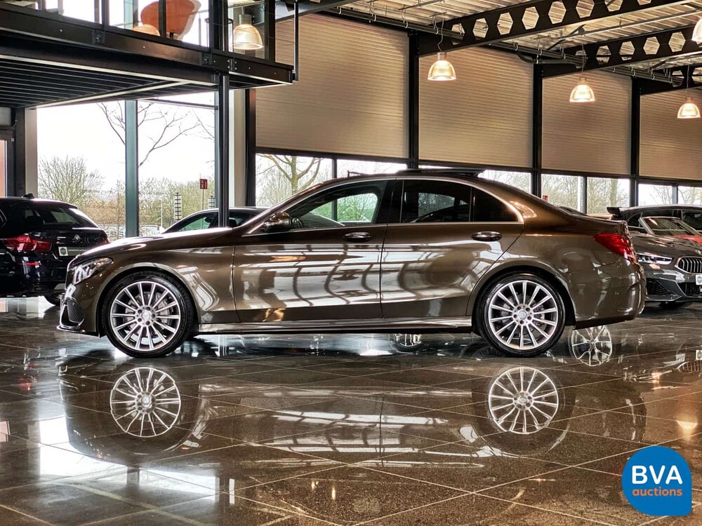 Mercedes-Benz C200 AMG 184pk C-Klasse 2015 -Org. NL-, GX-100-L