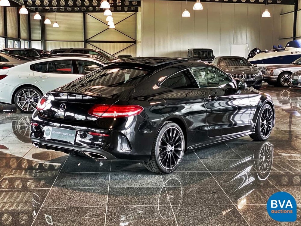 Mercedes-Benz C200 Coupé AMG NIGHT-EDITION Premium Plus C-Klasse 184pk 2018, XF-600-K