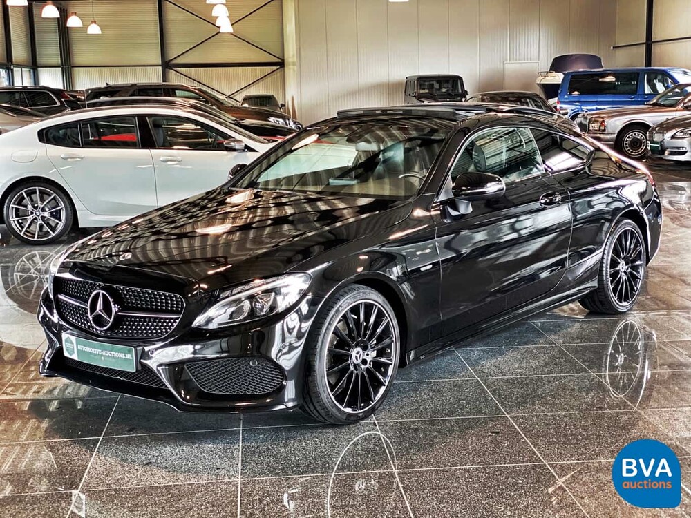 Mercedes-Benz C200 Coupé AMG NIGHT-EDITION Premium Plus C-Klasse 184pk 2018, XF-600-K