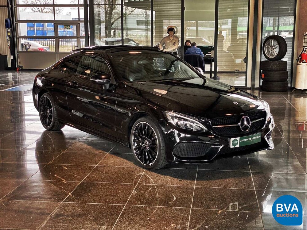 Mercedes-Benz C200 Coupé AMG NIGHT-EDITION Premium Plus C-Klasse 184pk 2018, XF-600-K