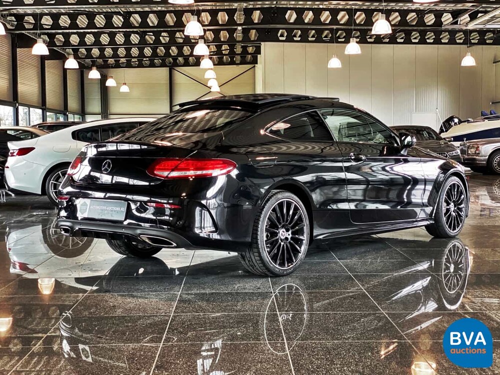Mercedes-Benz C200 Coupé AMG NIGHT-EDITION Premium Plus C-Klasse 184pk 2018, XF-600-K
