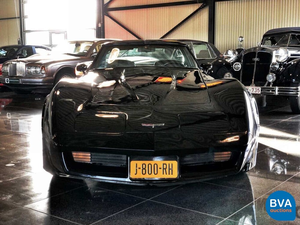 Chevrolet Corvette C3 Targa Stingray met Sportonderstel 230pk 1980, J-800-RH