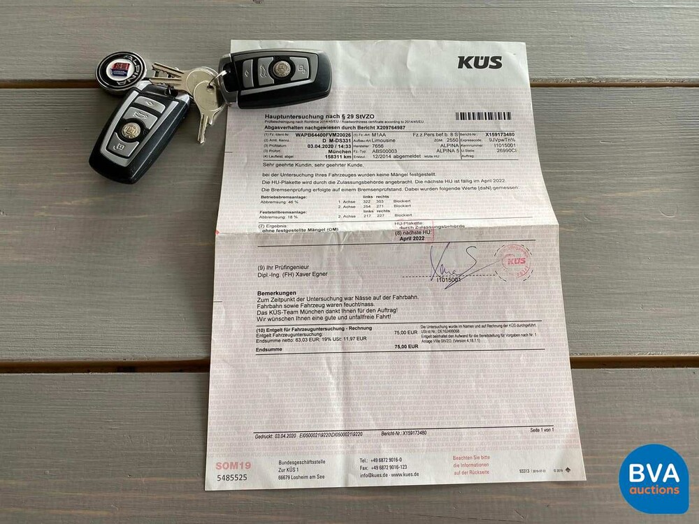 BMW ALPINA B6 Bi-turbo Gran Coupe 2014 540PK/730Nm F06 NL-kenteken