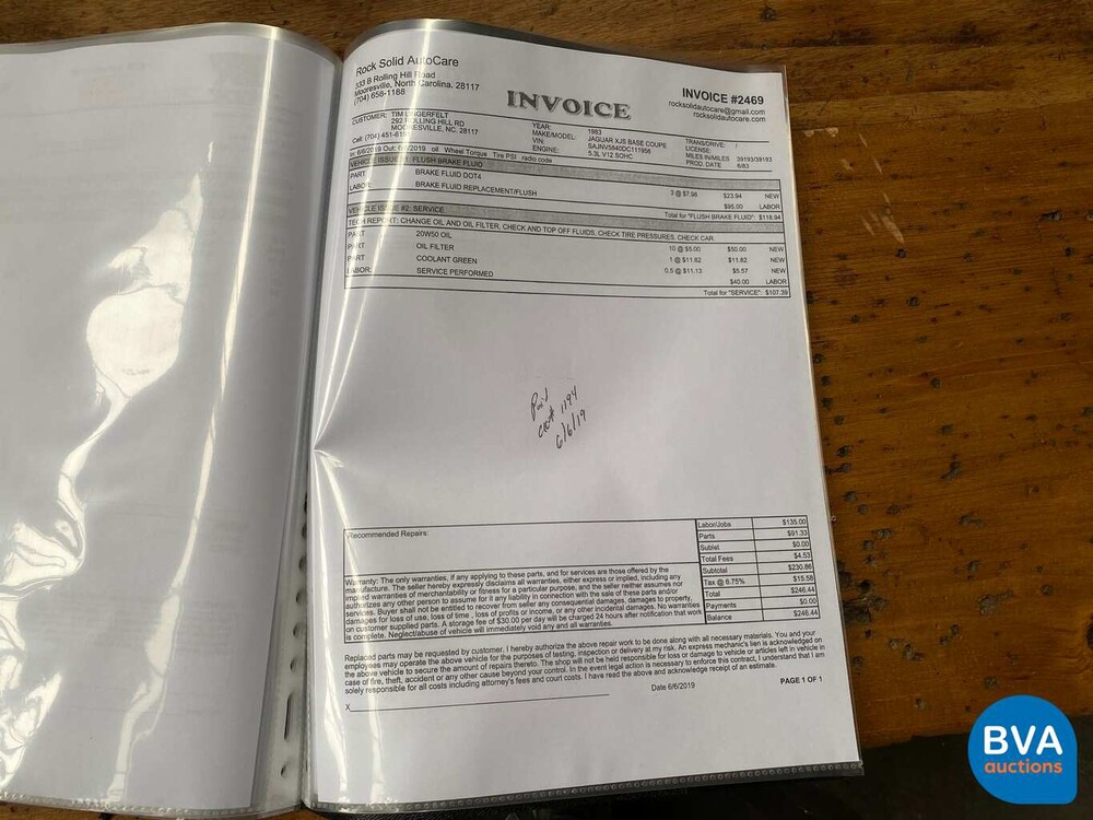 Jaguar XJS 5.3 V12 Coupé 295 PS 1983, K-376-SV.