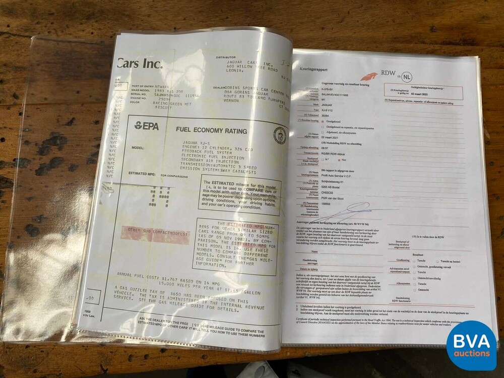 Jaguar XJS 5.3 V12 Coupé 295 PS 1984 -Org. NL-, KR-63-GP.