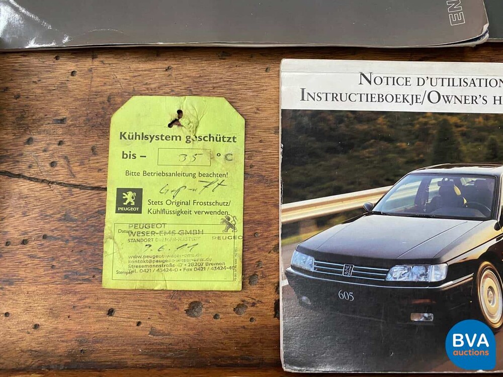 Peugeot 605 SR 3.0 V6 1992, 7-ZPP-79.