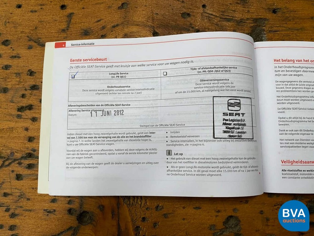 Sitz Ibiza 1.2 TSI FR 105 PS 2012 - Original NL - 89-XJV-8.