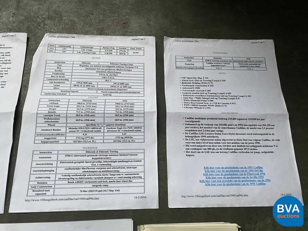 Cadillac Eldorado Touring Coupé 4.6 V8 32 V, ZH-LJ-05.