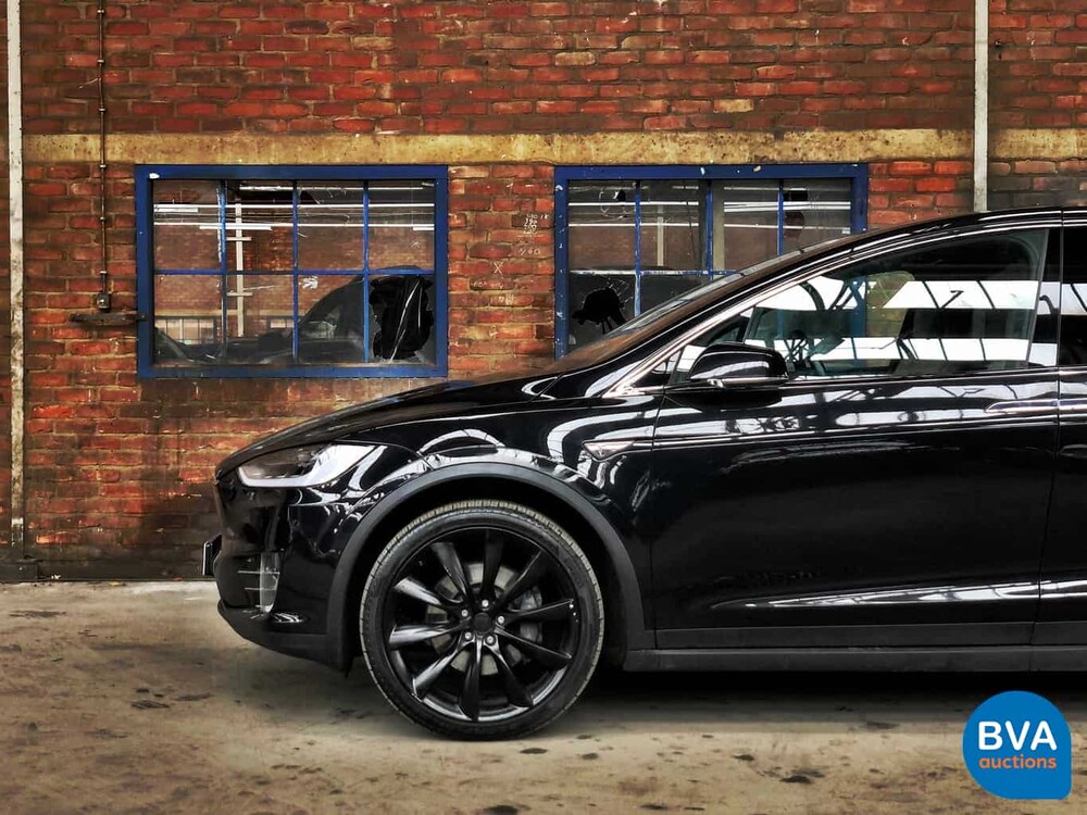 Tesla Model X 90D Base 6-Personen -4% Zusatz- 428 PS 2016 -Original NL-, KK-837-K.