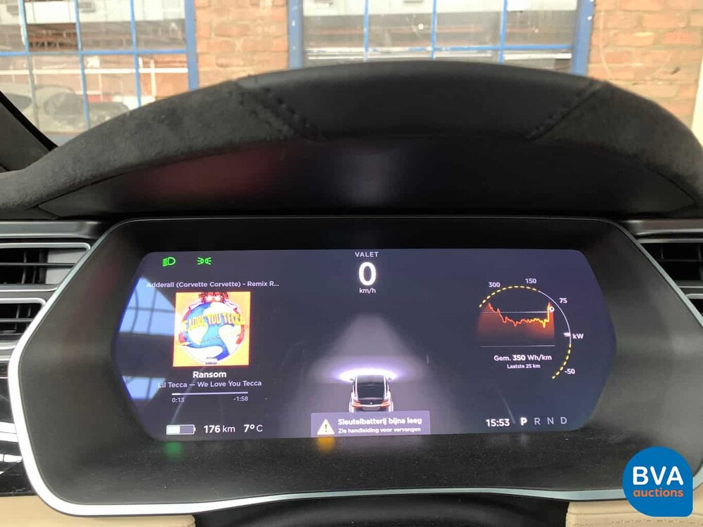 Tesla Model X 90D Base 6-Personen -4% Zusatz- 428 PS 2016 -Original NL-, KK-837-K.