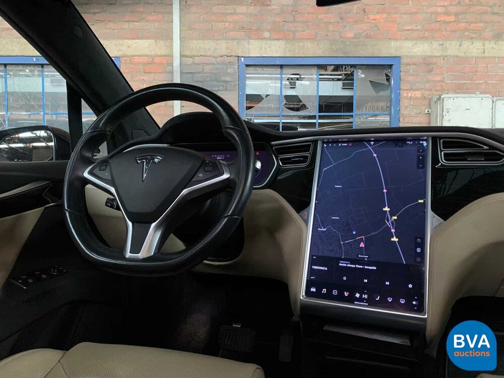 Tesla Model X 90D Base 6-Personen -4% Zusatz- 428 PS 2016 -Original NL-, KK-837-K.