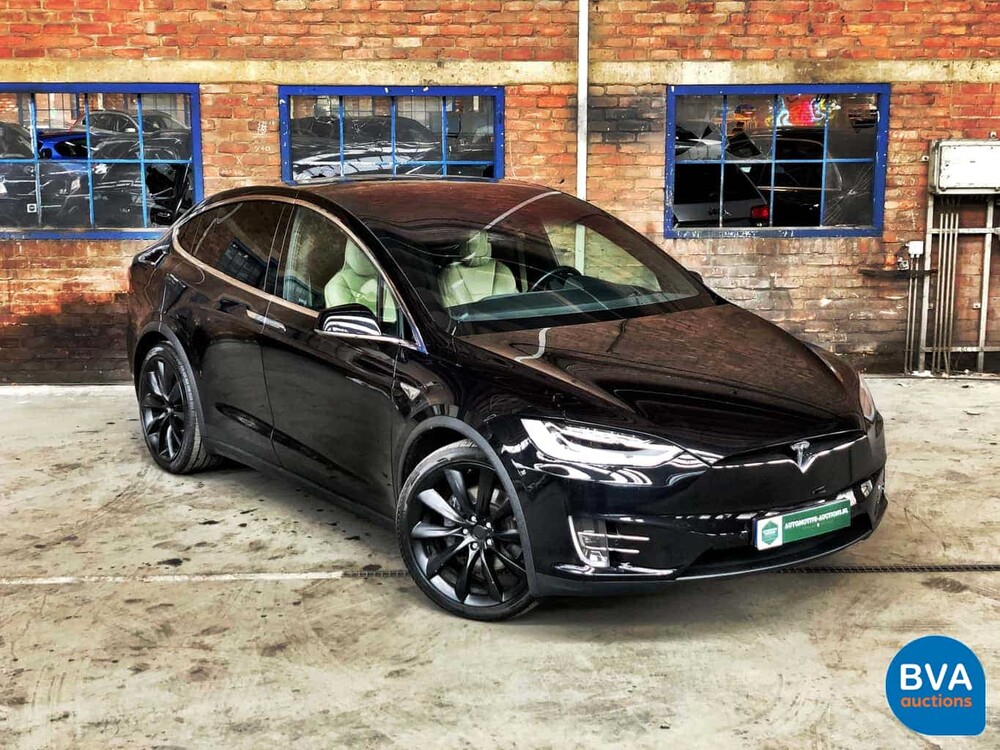 Tesla Model X 90D Base 6-Personen -4% Zusatz- 428 PS 2016 -Original NL-, KK-837-K.
