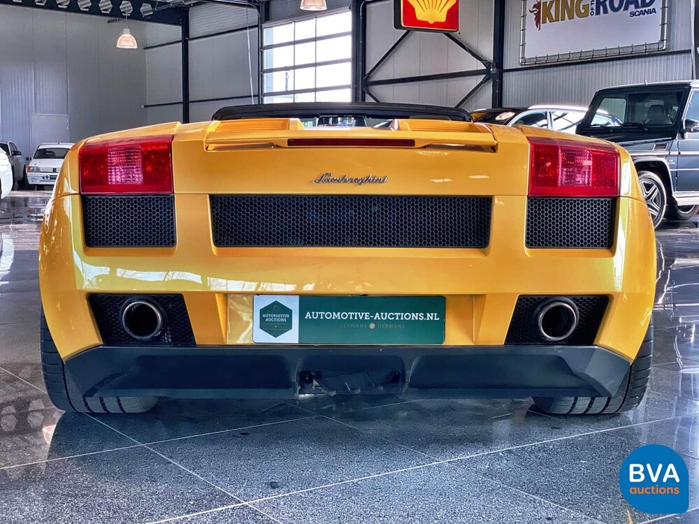 Lamborghini Gallardo Spyder 5.0 V10 519pk 2008 LIFT-System, NZ-552-P