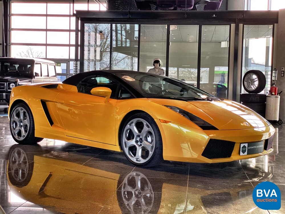 Lamborghini Gallardo Spyder 5.0 V10 519pk 2008 LIFT-System, NZ-552-P