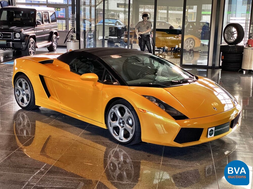 Lamborghini Gallardo Spyder 5.0 V10 519pk 2008 LIFT-System, NZ-552-P