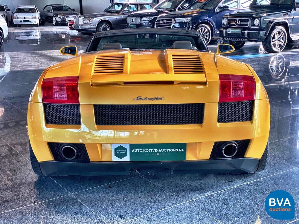 Lamborghini Gallardo Spyder 5.0 V10 519pk 2008 LIFT-System, NZ-552-P