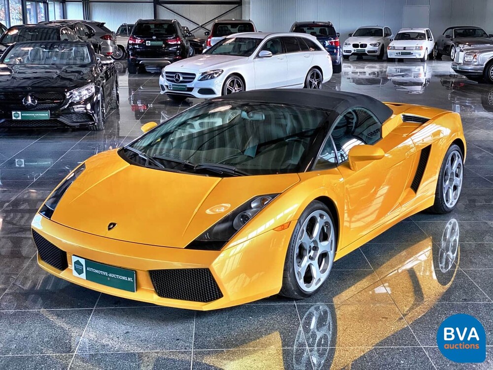 Lamborghini Gallardo Spyder 5.0 V10 519pk 2008 LIFT-System, NZ-552-P