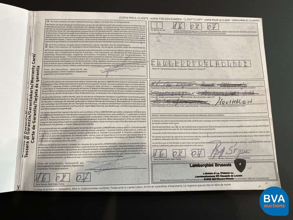 Lamborghini Gallardo Spyder 5.0 V10 519pk 2008 LIFT-System, NZ-552-P