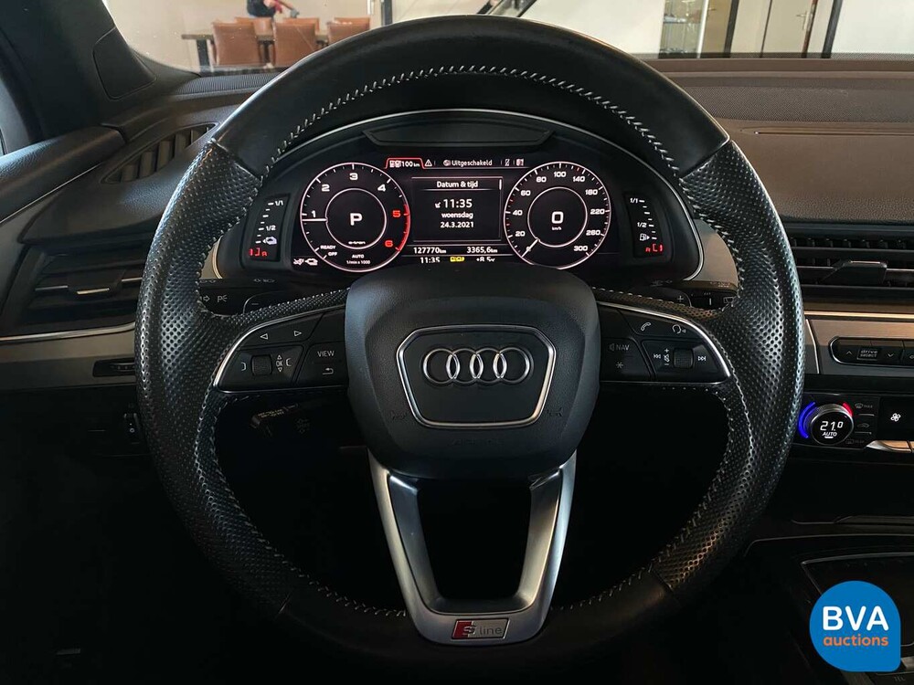Audi Q7 3.0 TDI E-tron Plug-In Hybride Quattro S-Line 373pk 2016 -Origineel NL-, KH-802-G
