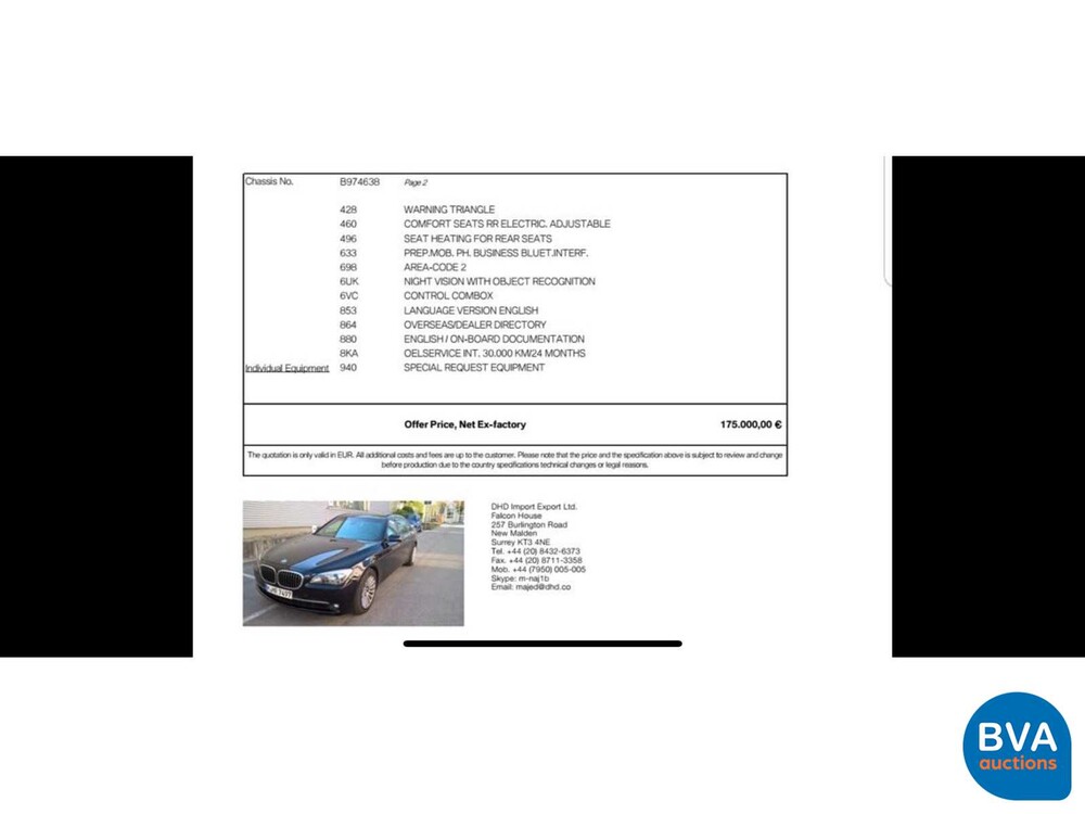 BMW 760Li Hochsicherheits-VR7 V12 F03 2011.