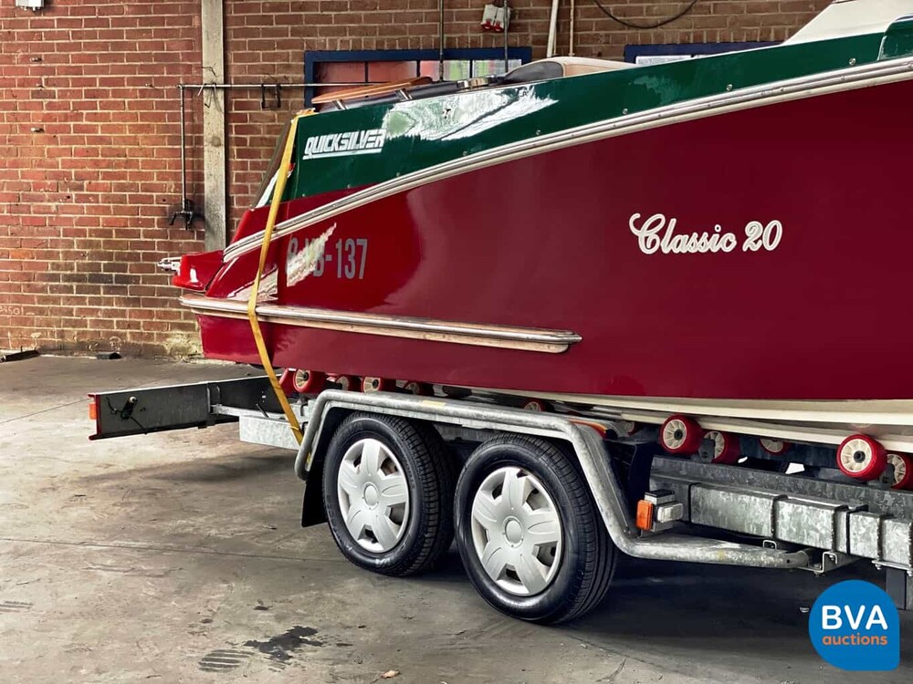 Quicksilver Classic 20 Mercruiser MPI 235 PS (RIVA BOESCH Shape) Schnellboot 2011.