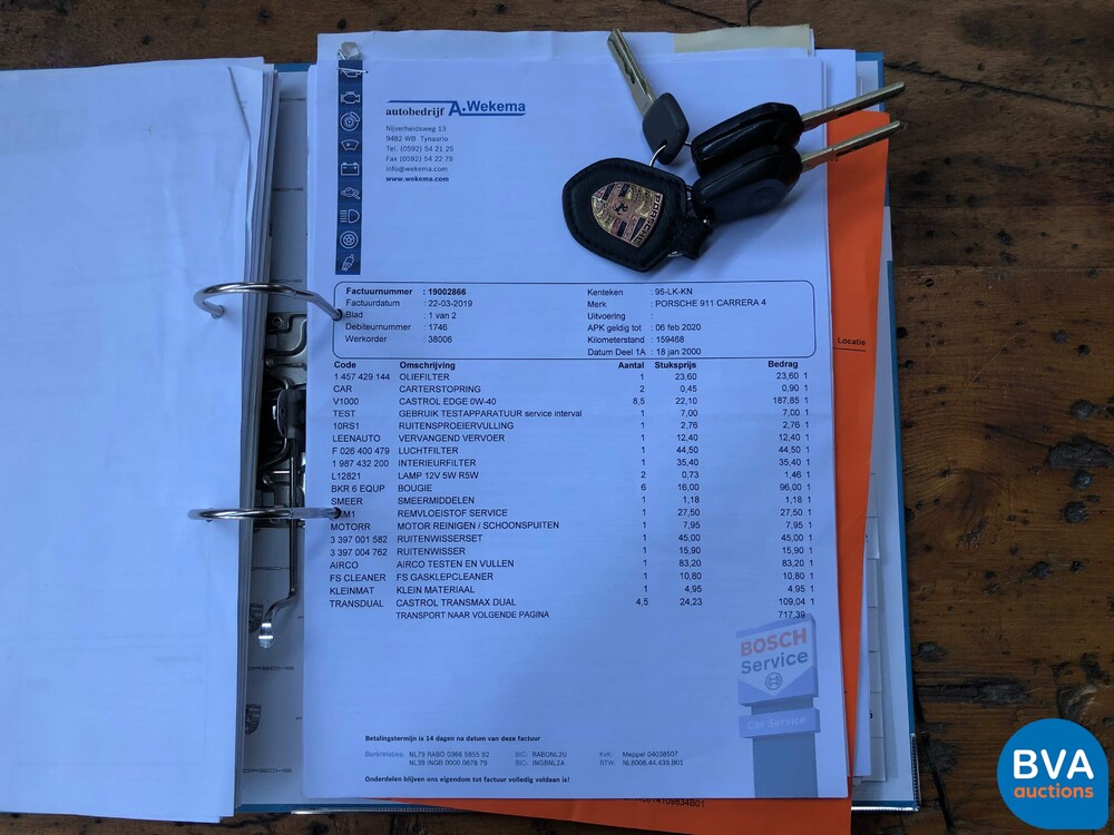 Porsche 911 Carrera 4 3.4 996 -Millenium Limited Edition-, 95-LK-KN