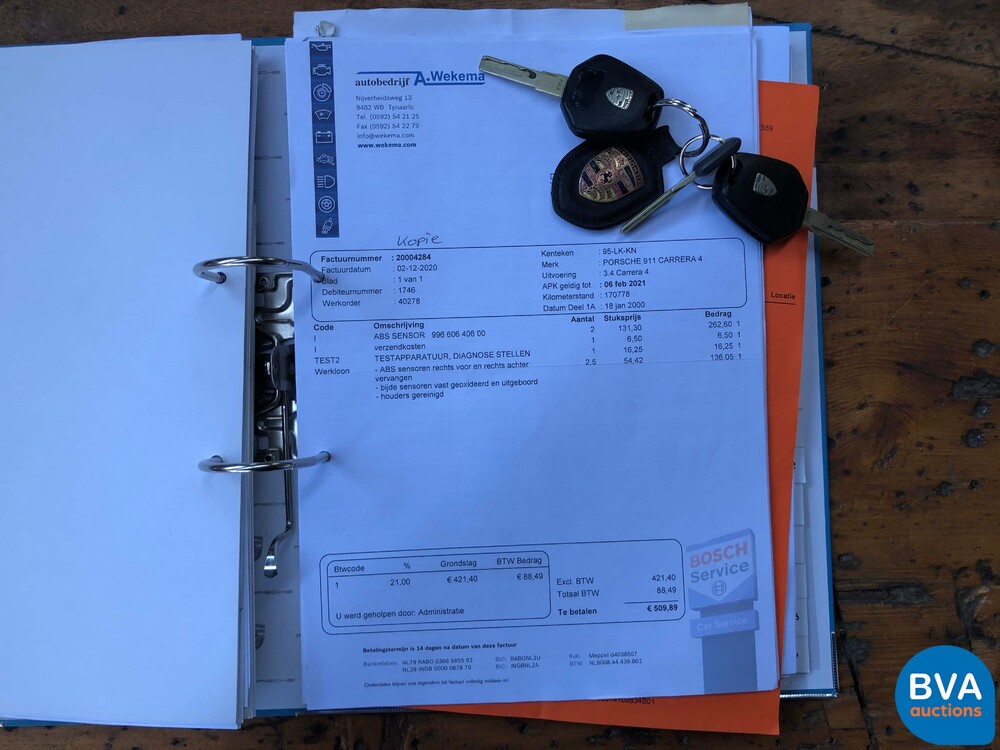 Porsche 911 Carrera 4 3.4 996 -Millenium Limited Edition-, 95-LK-KN