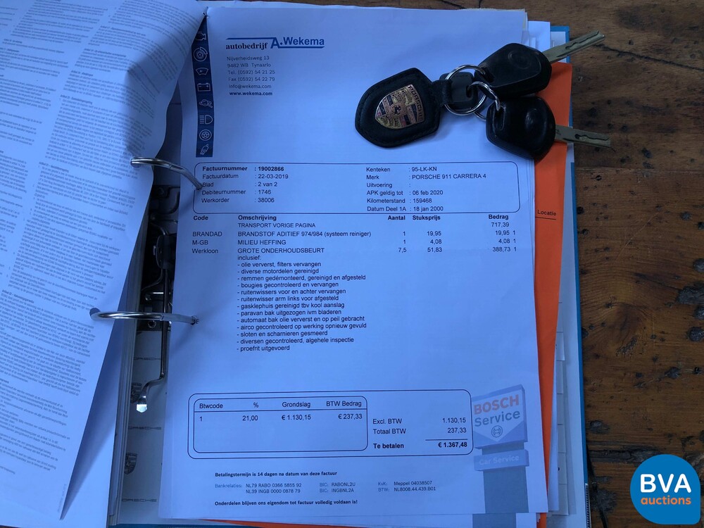 Porsche 911 Carrera 4 3.4 996 -Millenium Limited Edition-, 95-LK-KN