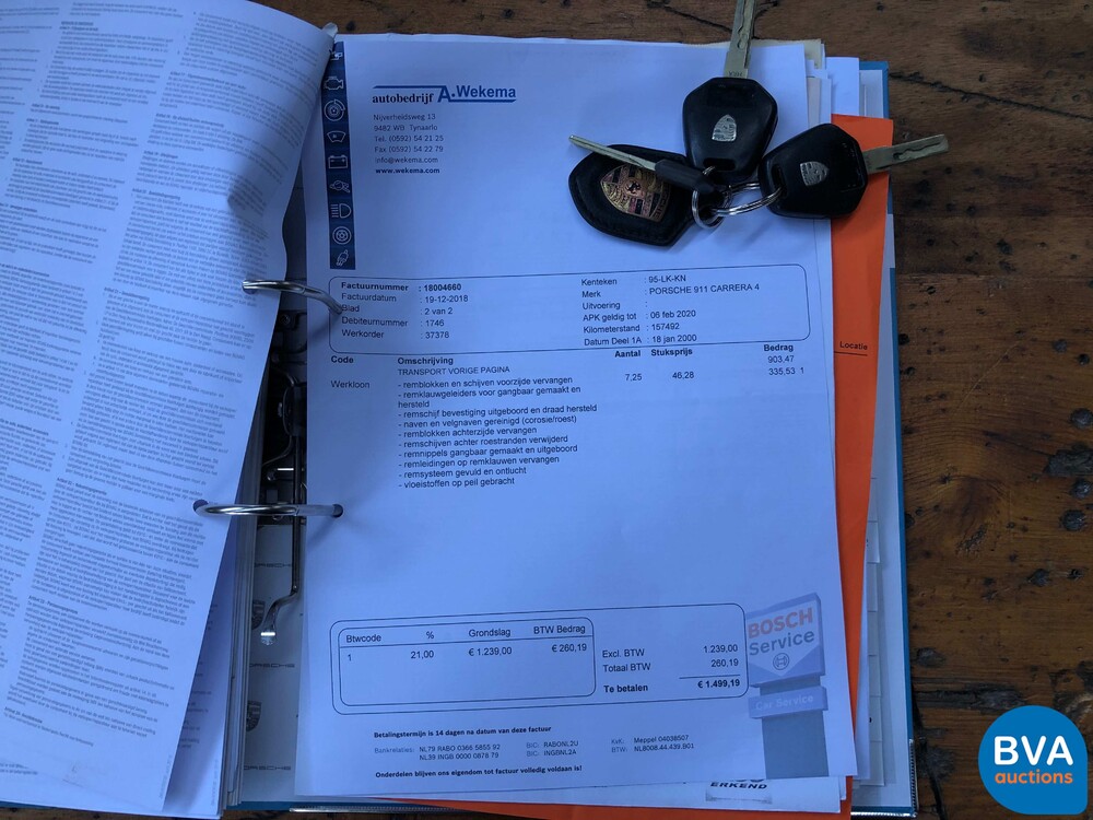 Porsche 911 Carrera 4 3.4 996 -Millenium Limited Edition-, 95-LK-KN