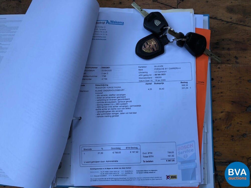 Porsche 911 Carrera 4 3.4 996 -Millenium Limited Edition-, 95-LK-KN