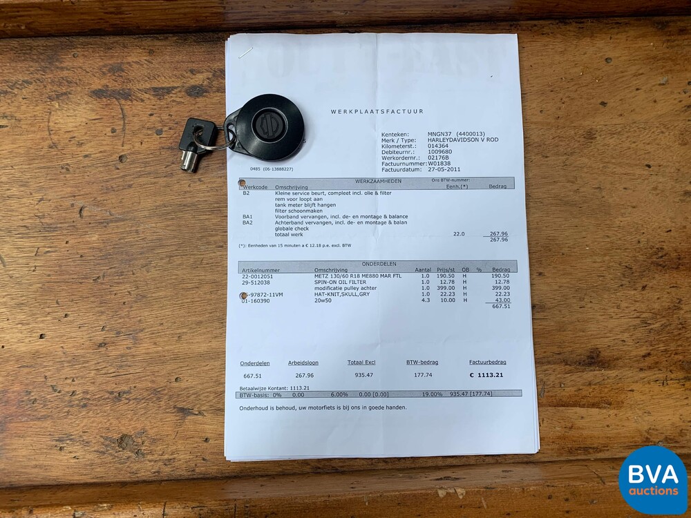 Harley Davidson Chopper VRSCA V-Rod 117hp 2003, MN-GN-37.