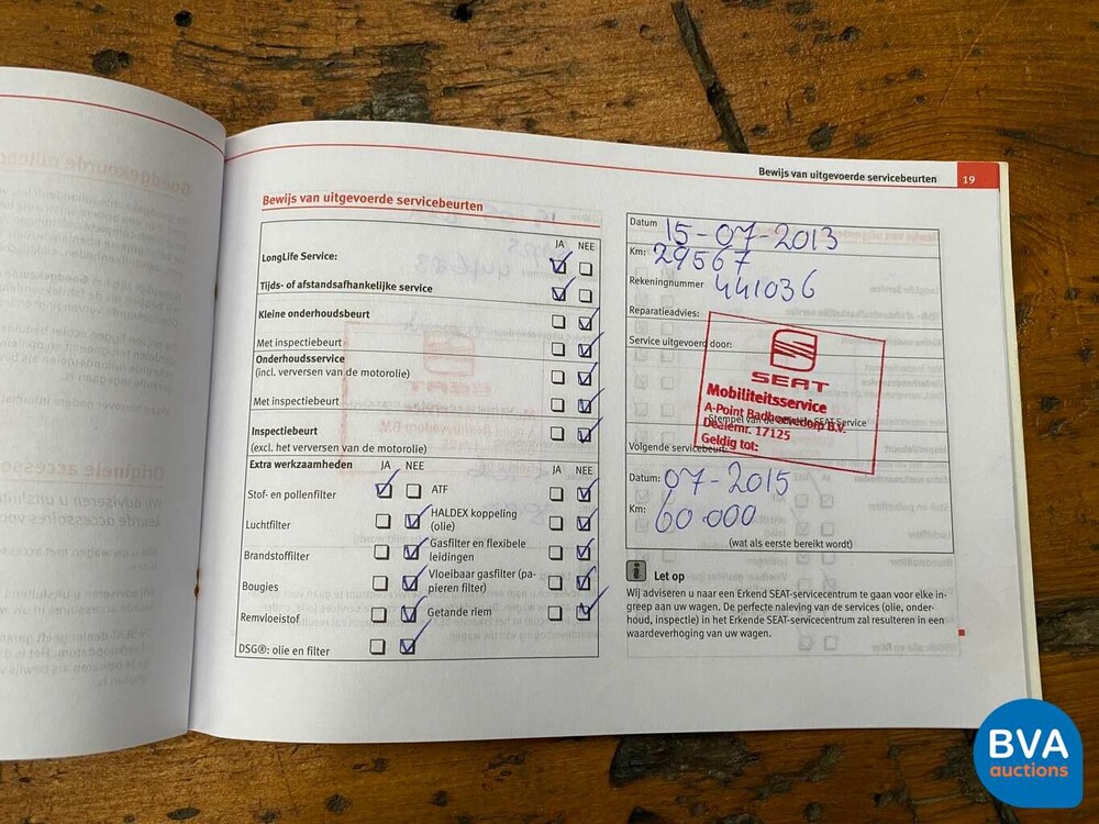 Sitz Ibiza 1.2 TSI FR 105 PS 2012 - Original NL - 89-XJV-8.