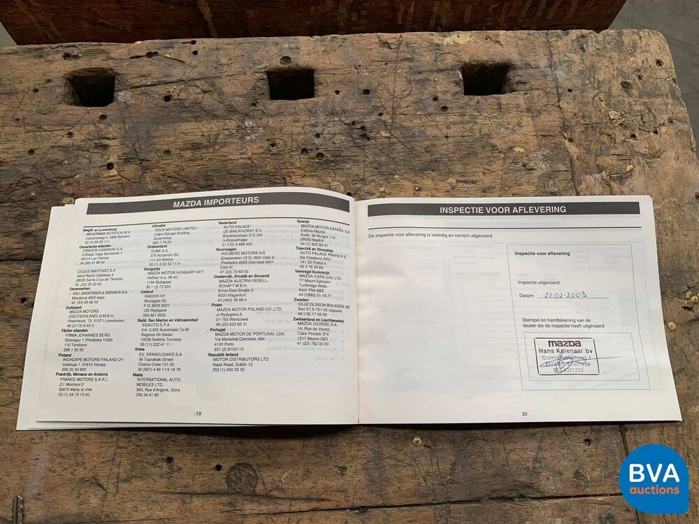 Mazda MX-5 Cabriolet 1.6i Exklusive 110 PS 2003 -Org. NL-, 17-LL-GK.
