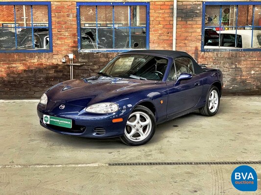 Mazda MX-5 Cabriolet 1.6i Exclusive 110hp 2003 -Org. NL-, 17-LL-GK.