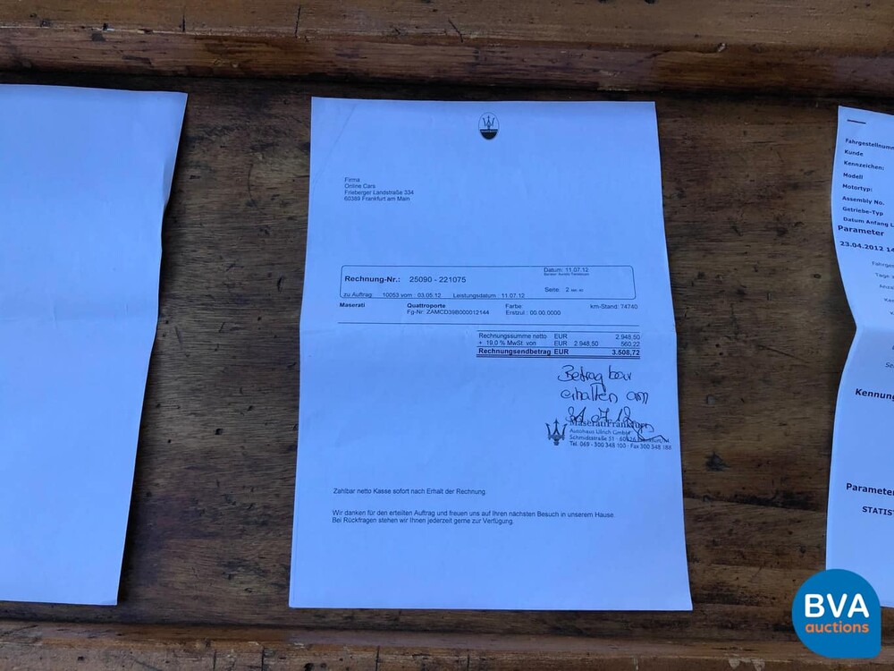 Maserati Quattroporte 4.2 V8 Ferrari Motor 401 PS 2005, 86-XXP-5.